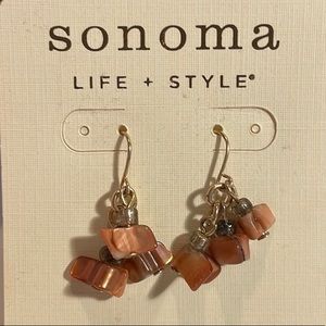 Dangly, Stone Opalescent Earrings